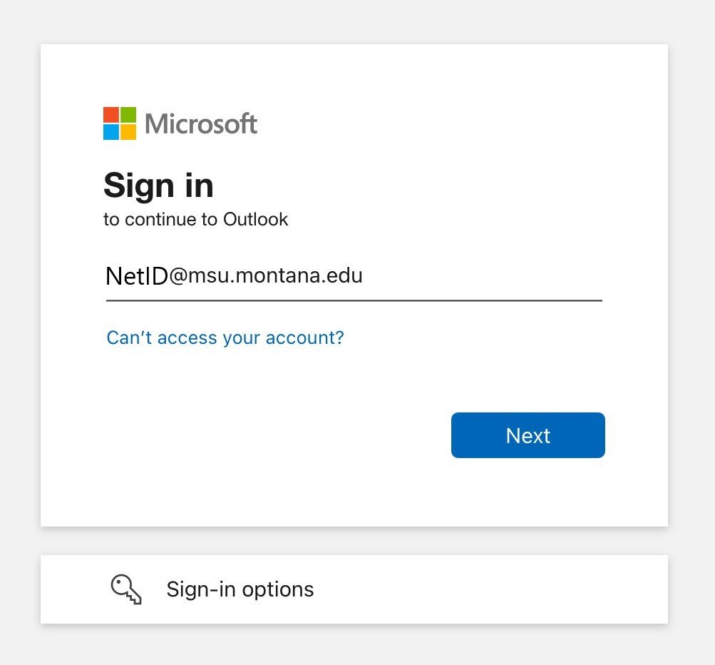 Microsoft Sign-In